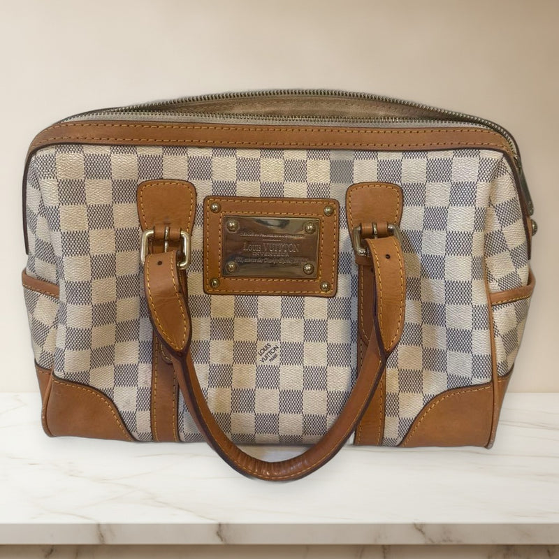 Louis Vuitton Damier Azur Tote Bag Beige