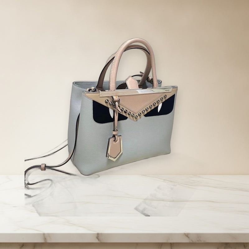 Fendi Monster Petit 2jours 2-way Handbag Shoulder Bag Leather