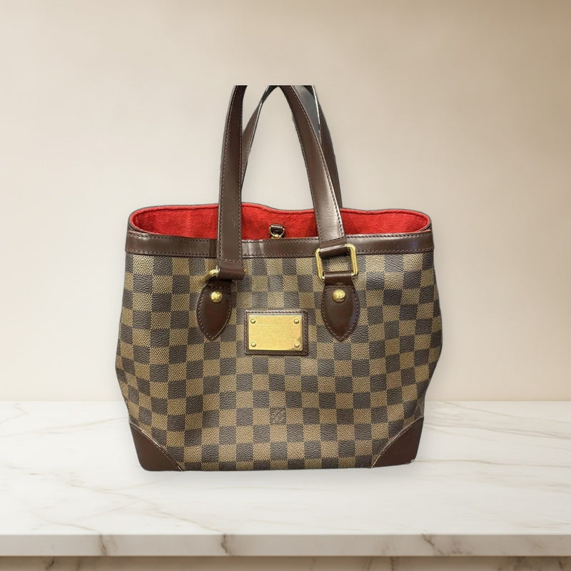 Louis Vuitton Damier Hamstead Handbag Tote Bag