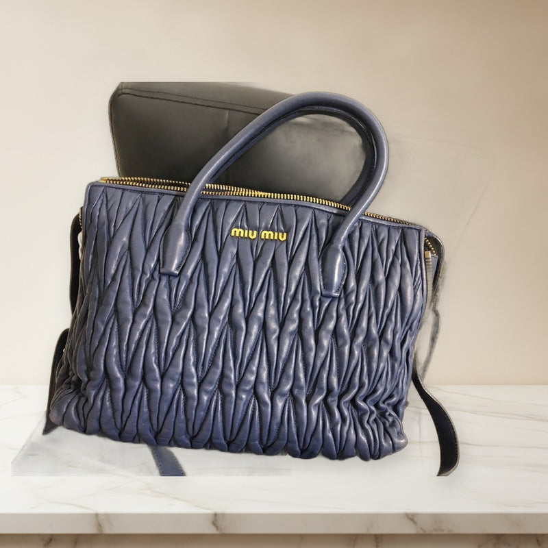 Miu Miu Handbag Shoulder Bag Crossbody Leather