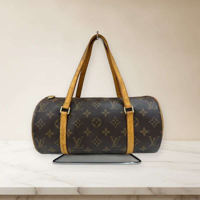 Louis Vuitton Papillon 26 M51386 DU1024 Handbag Monogram Canvas