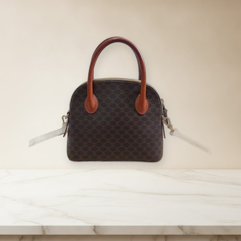 Celine 2way Mini Handbag Shoulder Bag Crossbody Leather