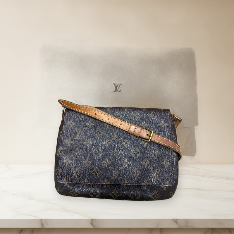 Louis Vuitton Musette Tango Short Shoulder Bag Leather