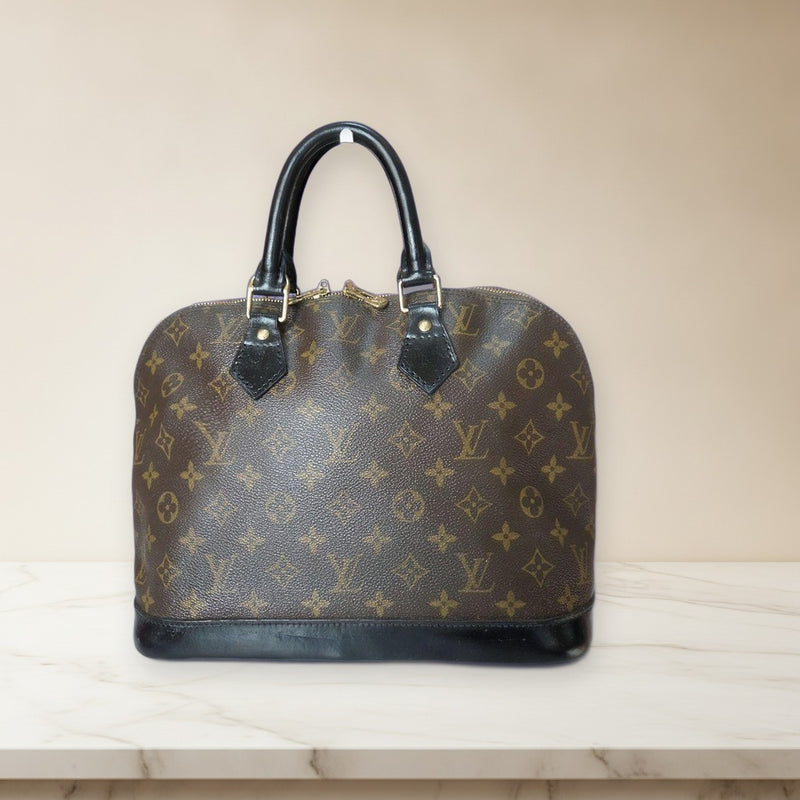 Louis Vuitton Monogram BA0965 Handbag Canvas Brown