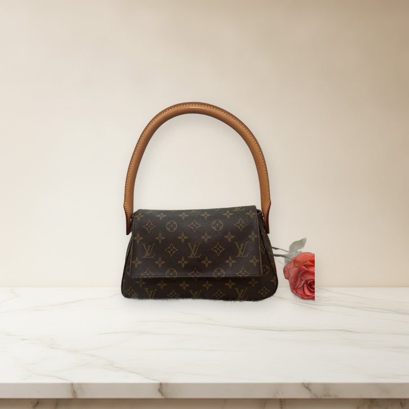 Louis Vuitton Mini Looping Handbag Monogram Canvas