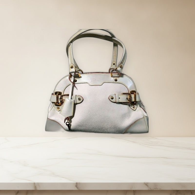 Louis Vuitton Handbag Shoulder Bag White Leather