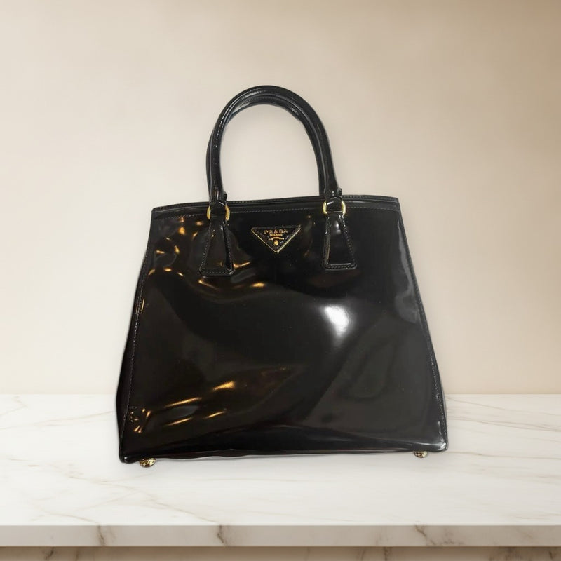 Prada B2490N Saffiano Leather Handbag Shoulder Bag Tote