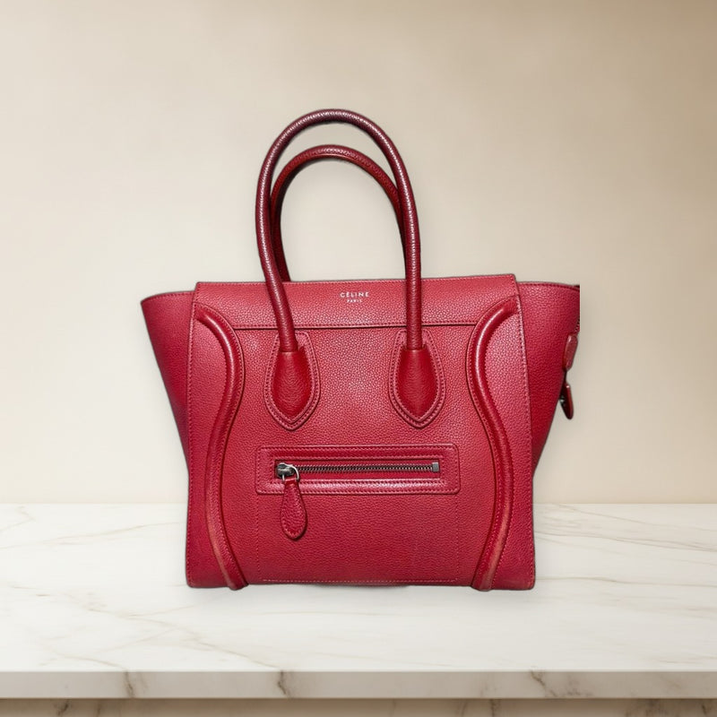 Celine Luggage Micro Tote Bag Handbag