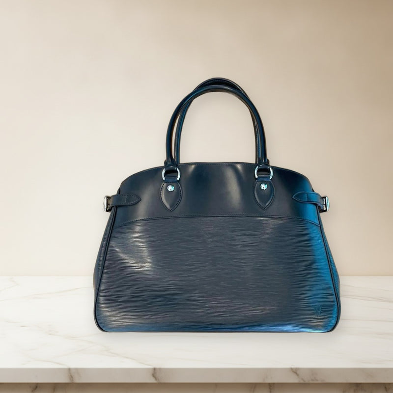 Louis Vuitton Passy Gm Handbag Epi Leather Noir Black