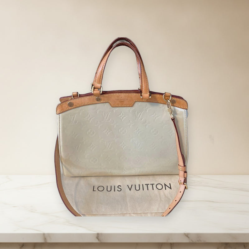 Louis Vuitton Brea Mm VI5110 Handbag Shoulder Bag Enamel Off-white