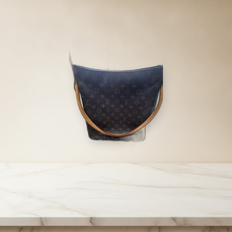 Louis Vuitton Monogram Canvas Tote Bag Brown