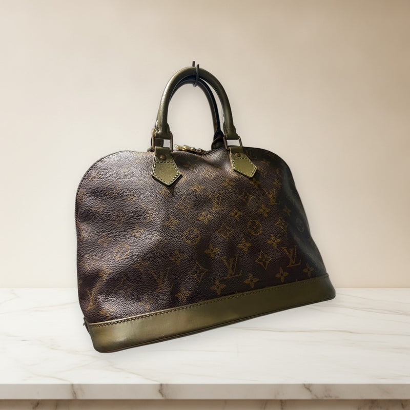 Louis Vuitton Alma Handbag Khaki