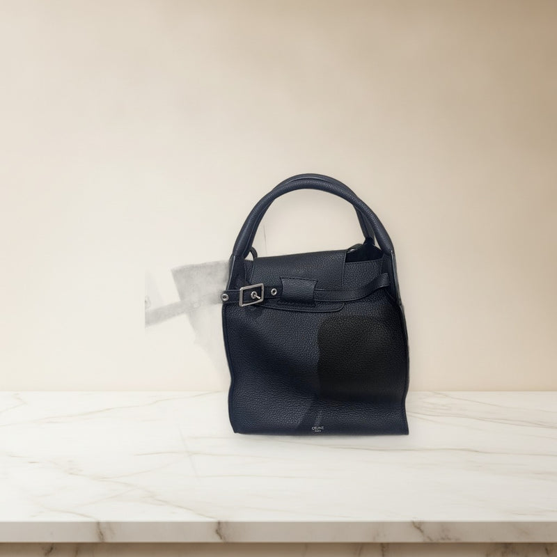 Celine Big Bag Handbag Leather Black Tote Shoulder Bag