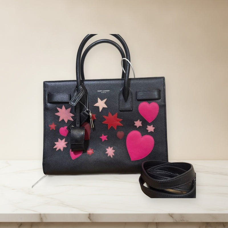 Ysl Yves Saint Laurent Vintage Shoulder Bag Black