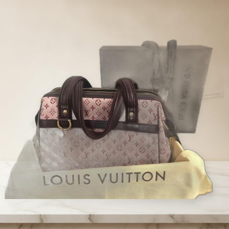 Louis Vuitton Josephine Monogram Handbag Canvas Leather