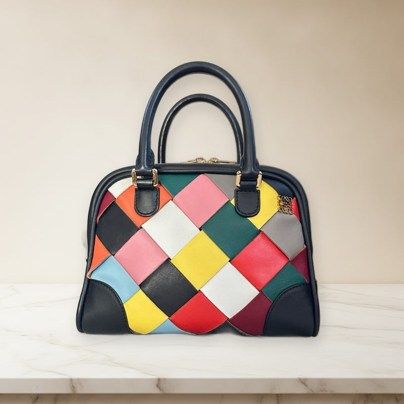 Loewe Amazona 75 Small Handbag Cowhide Leather Shoulder Bag