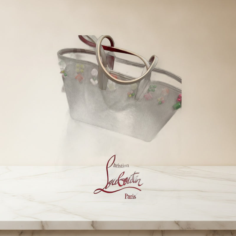 Christian Louboutin Handbag Shoulder Bag White Leather