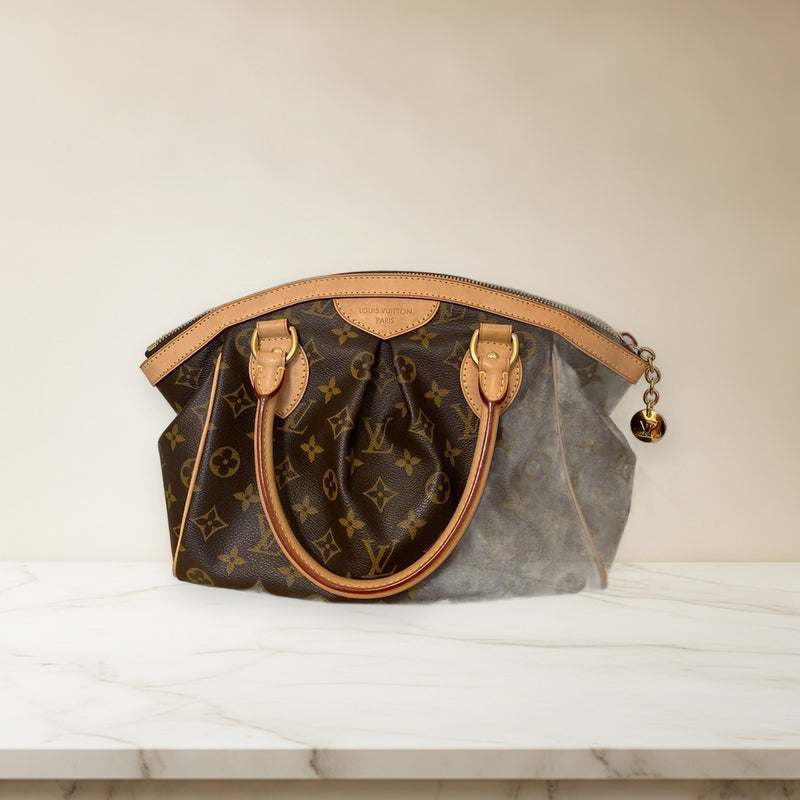 Louis Vuitton Tivoli Handbag Monogram Canvas Gold Hardware