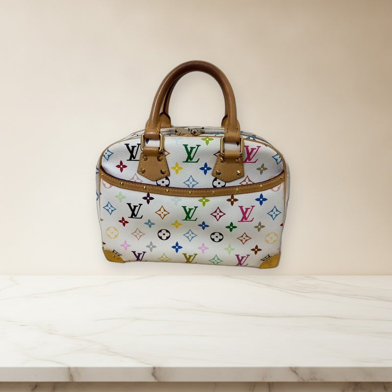 Louis Vuitton Multicolor Trouville Handbag Monogram Canvas