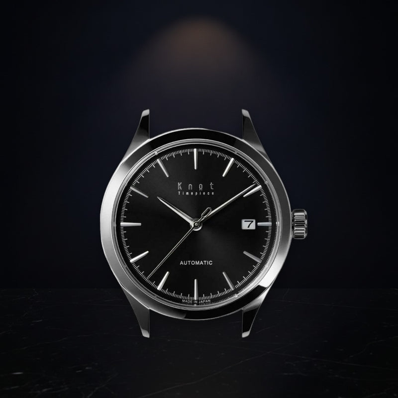 Knot At-38svbk Black Dial Movement Watch